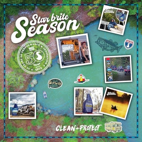 STAR BRITE Home Pool Waterline Cleaner (32 oz Spray) - Scum Remover for Pool Liners, Tiles & Fiberglass Waterlines