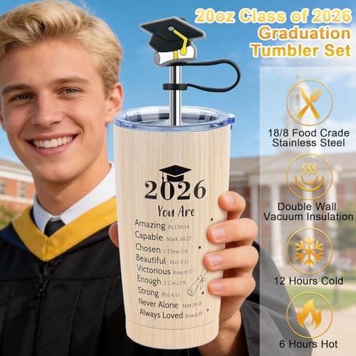 Masters Degree Phd Graduate Gifts Basket for Son, Grad Gift for Men, Male Congratulation Present for Class of 2026 Graduates Graduation Gifts for Boys Him, High & Middle School College Graduation Gift B0GVQCKCYD