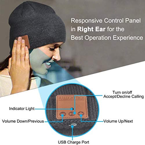 Bluetooth Beanie Headphones Hat Unique Christmas Tech Gifts