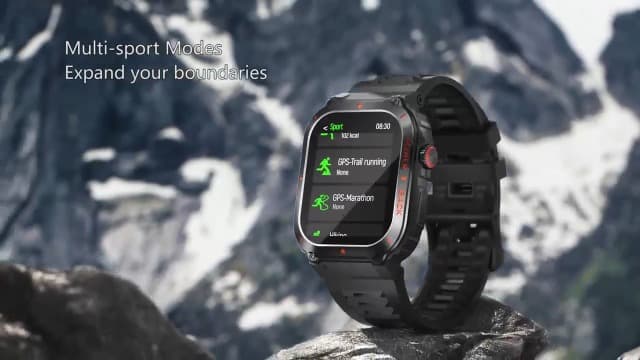 Military GPS Smart Watch for Men with Offline Map/Air Pressure/Altitude/Compass,smart Watch for Android Phones and iPhone,Waterproof Fitness Tracker with Blood Oxygen/Heart Rate/Sleep/100+ Sport Modes