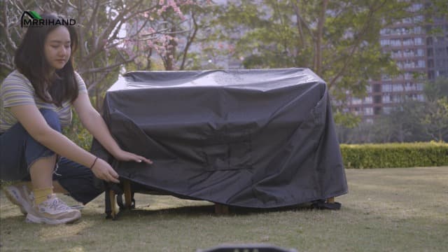 Patio Chair Covers Waterproof, Mrrihand Lounge Deep Seat Cover, Heavy Duty Outdoor Lawn Patio Furniture Covers (29" W x 30" D x 36" H - 2 Pack)