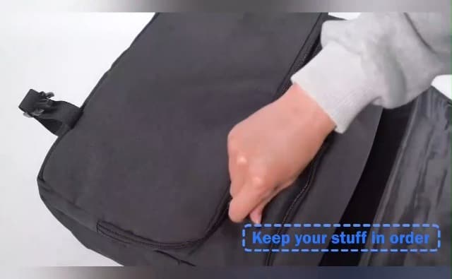 MATEIN Messenger Bag for Men, Briefcases Lightweight Men's Laptop Bag 15.6 inch Water Resistant Crossbody School Satchel Bags Computer Work Office Bag with Shoulder Strap, Black