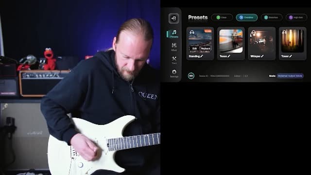 Enya Electric Guitar Inspire 39" Smart Electric Carbon Fiber Guitarra with 15W Wireless Speaker, 20 Distinct Tones, Onboard Presets, Charging Cable, Adjusting Wrench, and Gig Bag