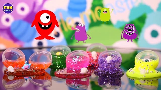 Halloween Toy Monster Slime Kit for Girls Ages 6-12, FunKidz Glow in Dark Slime Making Kit for Kids Make Soft Slime Balls with Photochromic Powder Kid Ideal Party Gifts