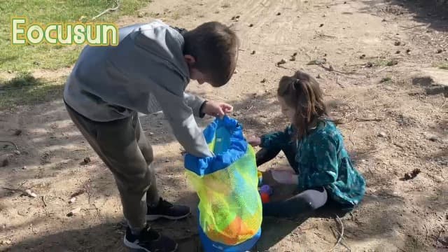 EocuSun Large Mesh Beach Bag Tote Durable Sand Away Drawstring Beach Backpack Swim and Pool Toys Balls Storage Bags Packs, Stay Away from Sand and Water, Toy Not Included