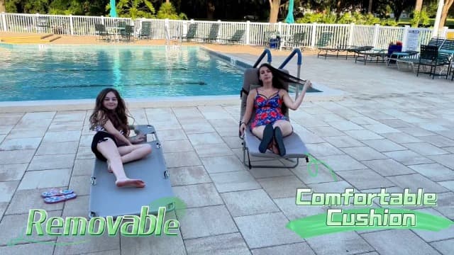 3 in 1 Women Comfort Backpack Beach Tanning Lounge Chair with Cushion Face Hole Softer Padded Adjustable Washable, Layout Sun Chair for Adults Outside Reading Sunbathing Poolside, 6 Position, Pink
