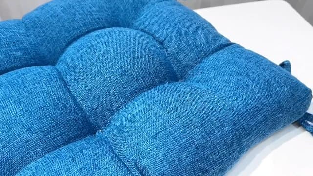 BUYUE Chair Cushion Set for Rocking Chair, Back Pillow & Seat Cushion with Ties, Original Woven Fabric Non-Slip Chair Pads for Elderly Sitting, Brown