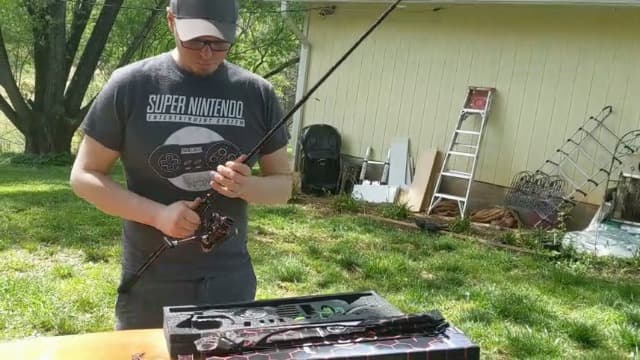 Fishing Rod and Reel Combos, Unique Design with X-Warping Painting, Carbon Fiber Telescopic Fishing Rod with Reel Combo Kit with Tackle Box, Best Gift for Fishing Beginner and Angler