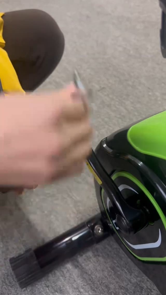 Caromix Folding Exercise Bike, 5 in 1 Stationary Bike with 16-Level Adjustable Magnetic Resistance, 330LB Capacity Indoor Workout Bike, Foldable Exercise Bike for Seniors and Adult