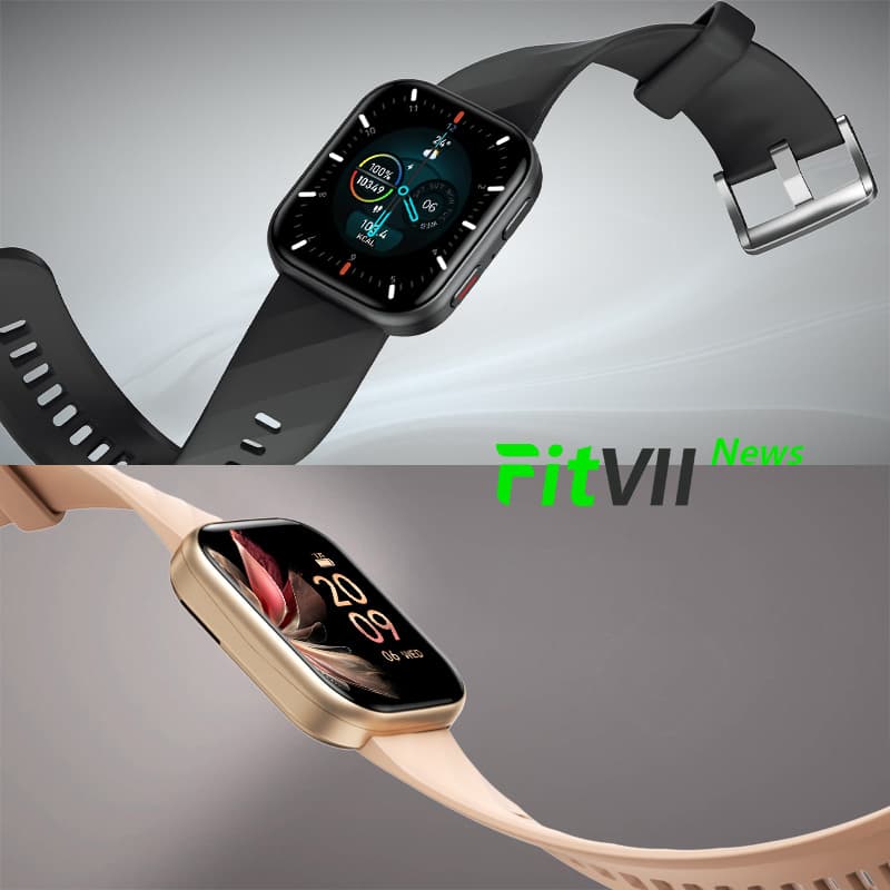 FITVII Health & Fitness Tracker (Answer/Make Calls), Smart Watch with 24/7 Heart Rate and Blood Pressure, Sleep Tracking, Blood Oxygen Monitor, 120+ Sport Modes Activity Tracker for Women Men