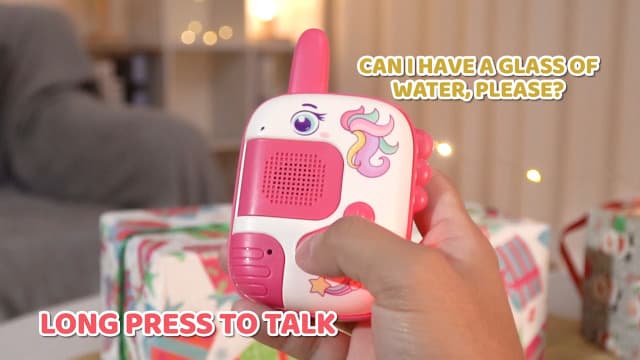 Walkie Talkies Toys for Girls:Unicorn Toys 2 Pack Birthday Gifts for 3 4 5-7 8 Year Old Girls Toy for 4 5 6 7 8-10 Year Old Camping Outdoor Game,Christmas Stocking Stuffers for Girls Kids B0D8QG23HQ