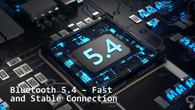 Atheewon Bluetooth Headset, Wireless Bluetooth Earpiece with ENC Noise Canceling Mic, 120Hrs Talk Single-Ear Headphones, LED Display, IPX7, V5.4 Hand-Free Earphone for Business/Trucker/Driver, Black