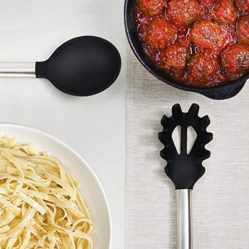 Kitchen Utensil Set-Silicone Cooking Utensils-33 Kitchen Gadgets & Spoons for Nonstick Cookware-Silicone and Stainless Steel Spatula Set-Best Kitchen Tools, Useful Pots and Pans Accessories B089FBYT3W