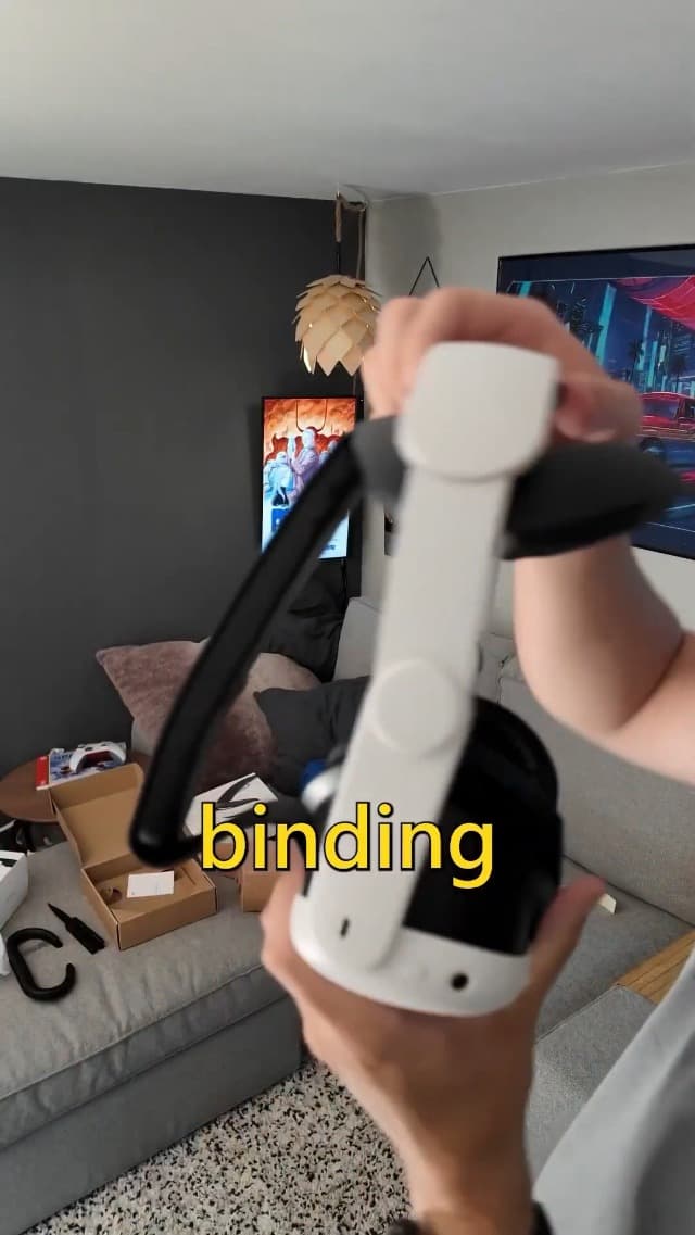 KIWI design K4 Head Strap, VR Headset Accessories for Meta Oculus Quest 3/3S, Non-Battery & Enhanced Support & Adjustable & Comfort Strap Gift for Kids and Adults