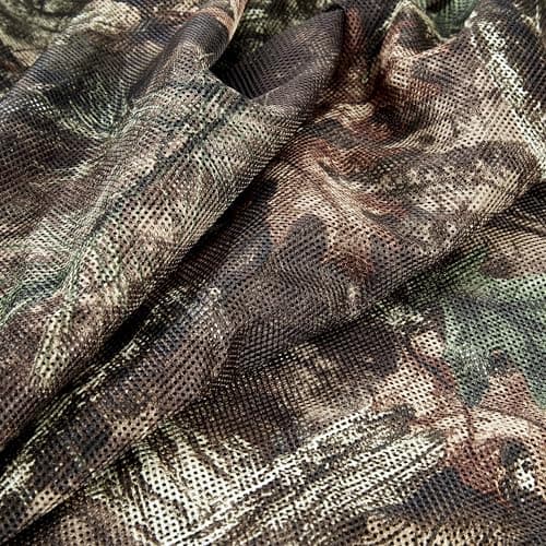 GRVCN 300D Camouflage Netting Camo Burlap Blind Material Cover for Hunting Ground Blinds Wargames Wildlife Photography