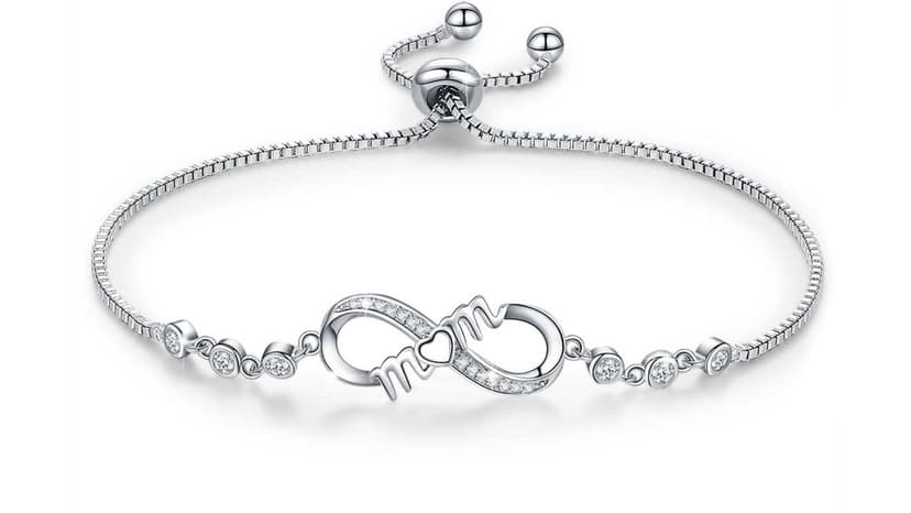 Gifts for Mom, Infinity Love Bracelets for Mom, Birthday Gifts for Women Wife Mother B0DGDBWBKV