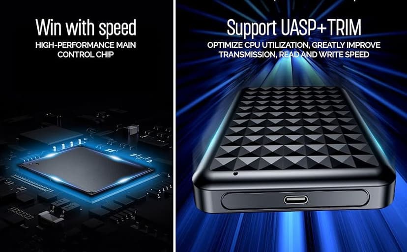 ModusTech 500GB Portable External Hard Drive USB 3.0/Type-C – Slim High-Speed HDD for Backup, Storage, Gaming – Compatible with PC, Mac, Laptop, PS4, PS5, Xbox, Windows, MacBook, Smart TV (500 GB)