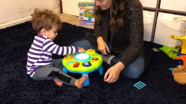 Baby Toys 6-12 Months, Baby Activity Table Center, Musical Toys for Infant Toddler 0 3 6 9 12 18 Months, Boy Girl Toy for 1 2 3 Year Old