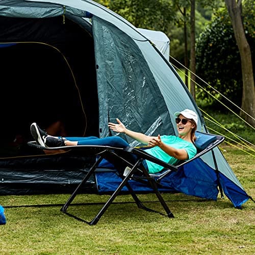 Timber Ridge Zero Gravity Chair Oversized Recliner 350lbs Capacity Patio Lounge Chair Padded Lawn Chair with Headrest XXL for Outdoor, Camping, Patio, Lawn