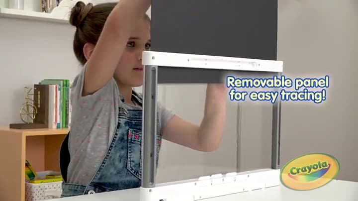 Crayola Ultimate Light Board - White, Kids Drawing Tablet, Holiday & Christmas Gifts, LED Drawing Board, Sketching Art Projector, Toys for Boys & Girls, 6+