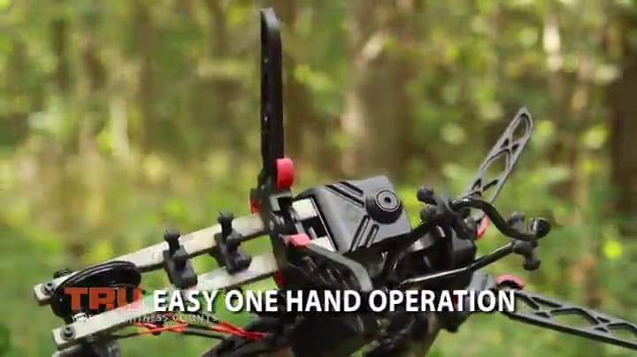 TRUGLO Bow Jack Lightweight Durable Portable Folding Bow Stand for Bowhunting - Standard Leg Length (7.5 in.); Standard Limb Width (up to 2.75 in.)