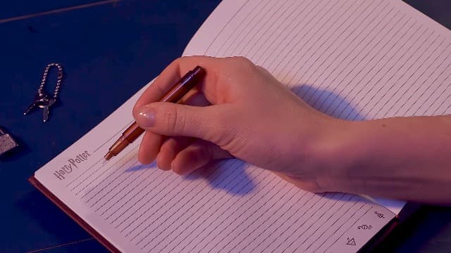 Harry Potter Lockable Diary with UV Invisible Ink Pen for Kids, Teens, Secret Journal with Key, Lined Pages, Stationery Supplies, Gifts for Kids (Brown UV Pen) B07WQY5HWP