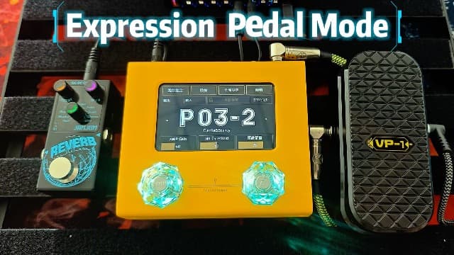 Volume Expression Pedal for Electric Guitar – Dual-Function Passive Foot Controller, No Power Required, Silent Operation, Non-Slip Design, 1/4” Input/Output for Effects and Pedalboards