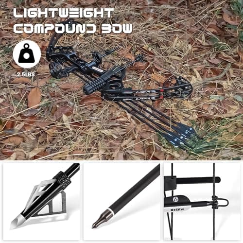 Archery Eagle Compound Bow and Archery Sets 20-70lbs for Adults and Teens,25"-31" Draw Length，up to IBO 320 fps，Lightweight Design Bow Adjustable 2026 New