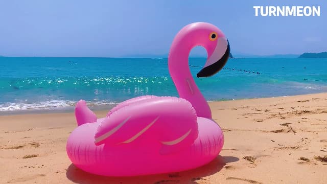 TURNMEON Giant Flamingo Pool Float, Inflatable Summer Beach Swimming Raft Lounge Ride-on Water Pool Floatie for Adults Kids Lake Beach Float Pool Party Toys, Flamingo/Unicorn