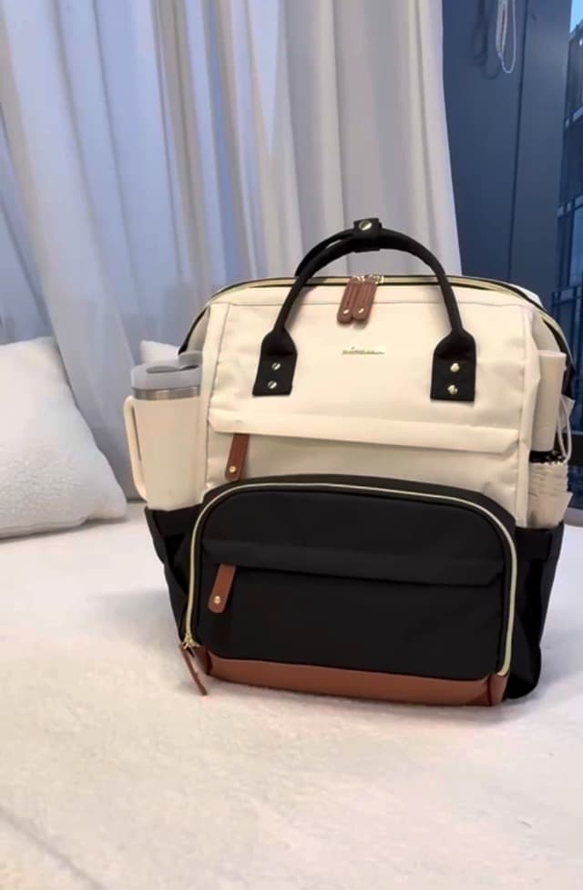 LOVEVOOK Laptop Backpack for Women, 15.6 Inch Work Business Backpacks Purse With Large Capacity, Waterproof Nurse Bag College Bookbag for School, Waterproof Casual Daypack for Travel