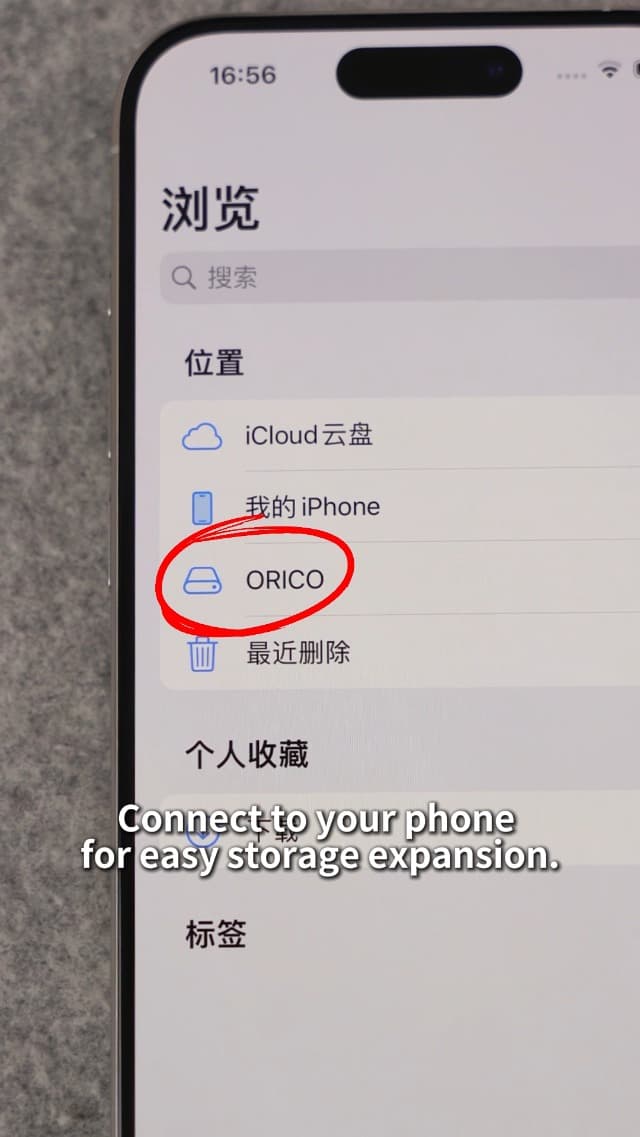 ORICO Portable SSD 256 GB with 2 in 1 USB C Cable, External Solid State Drives, Up to 460MB/s, Status Indicator, Reliable Storage for USB-C Smartphone, Tablet, PC - B5PLUS