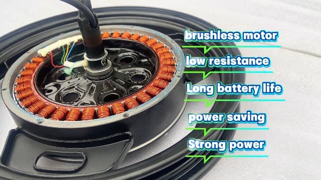 Foldable Electric Bike for Adults and Teens, 700W Peak Motor Ebike with 30-60 Miles PAS Range, 14" Folding Mini E Bike for Commute, Electric Bicycle with 48V Removable Battery