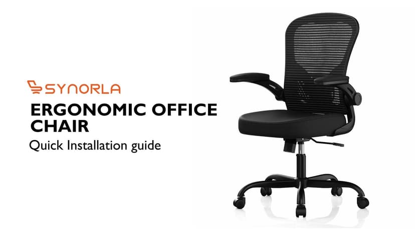Office Chair, Ergonomic Desk Chairs 330LBS Capacity High Back Mesh Computer Chair with Flip-up Armrests, Comfy Work Chair with Adjustable Lumbar Support, Rolling Chair