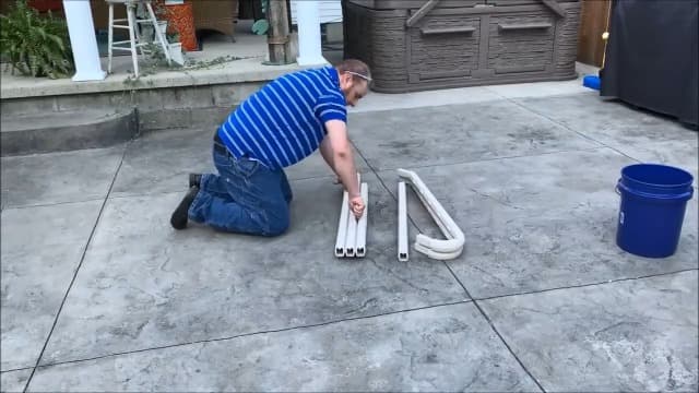 Confer Plastics Step-1X: Sturdy Above Ground Entry System with Dual Handrails and Slip-Resistant Steps, Easy Installation, Supports up to 400 lbs - Proudly Made in USA. Warm Grey with Grey Treads