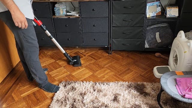 350W Cordless Vacuum Cleaner for Milwaukee M18 Battery, 35kPa Brushless Lightweight Stick Vacuum with 3 Mode Suction, 6 in 1 Stick Vacuum Cleaner with HEPA for Floor, Carpet, Car, Battery Not Included