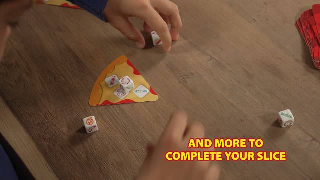 University Games, Pizza Party Dice Game, Dice Game for Kids and Families, Ages 6+