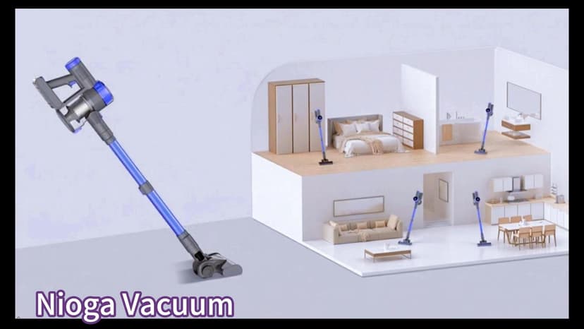 Cordless Vacuum Cleaner, 10-in-1 Lightweight Stick Vacuum with 33 kPa Powerful Suction, 45-Min Runtime, Rechargeable Vacuum Cordless for Home Hard Floor Low-Pile Carpet and Pet Hair