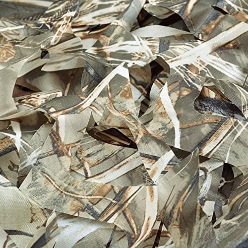 Camo Netting, Camouflage Netting, Hunting Blind Camo Net, Army Party Decorations, Sunshade Fence Nets, Lightweight, Bulk Roll, Mesh, Great for Camping, Shooting, Photograph, Car Cover, Outdoor