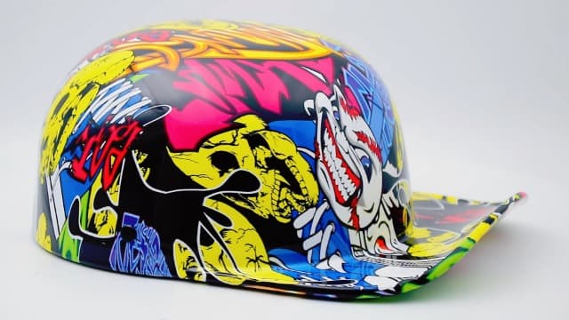 Yesmotor Baseball Motorcycle Helmet Half Cap for Bike Cruiser Chopper Moped Scooter- Dot Approved