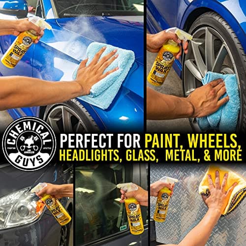 Chemical Guys Spray Wax Blazin' Banana - Carnauba Car Wax Spray for High Gloss Shine and Protection, Safe for Cars, Trucks, SUVs, RVs, and More - 16 oz