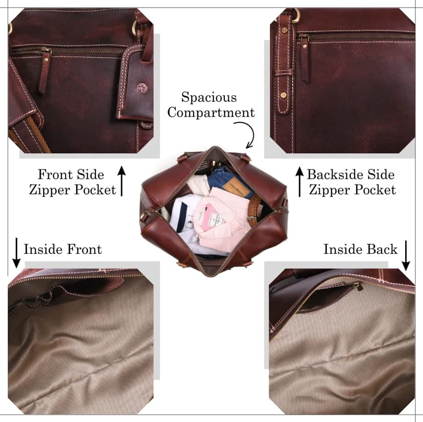 AARON LEATHER GOODS VENDIMIA ESTILO 