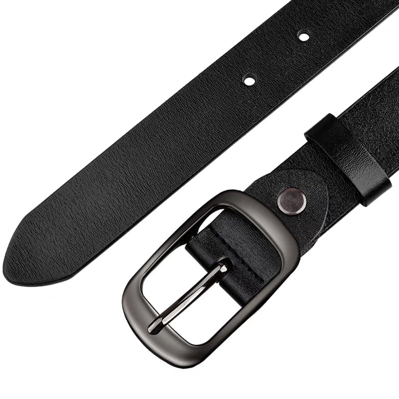 West Leathers [2 Pack] Leather Belt Women-Womens Leather Belt with Pin Buckle-Belts for Women for Jeans, Pants, Dresses