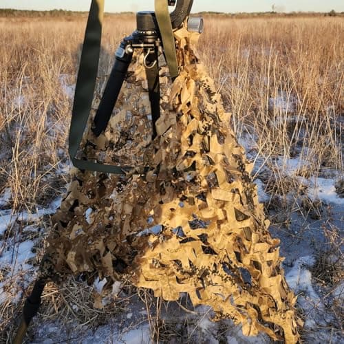 LOOGU Camo Netting, Camouflage Net Blinds Great for Sunshade Camping Shooting Hunting