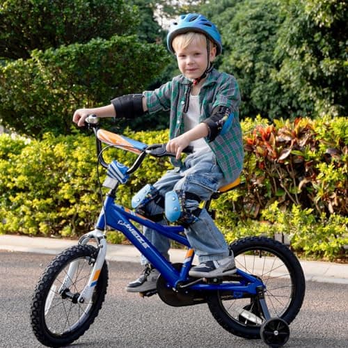 WEIZE Kids Bike,14 16 20 Inch Children Bicycle for Boys Girls Ages 3-12 Years Old, Rider Height 32-60 Inch, Coaster Brake, Multiple Color Options