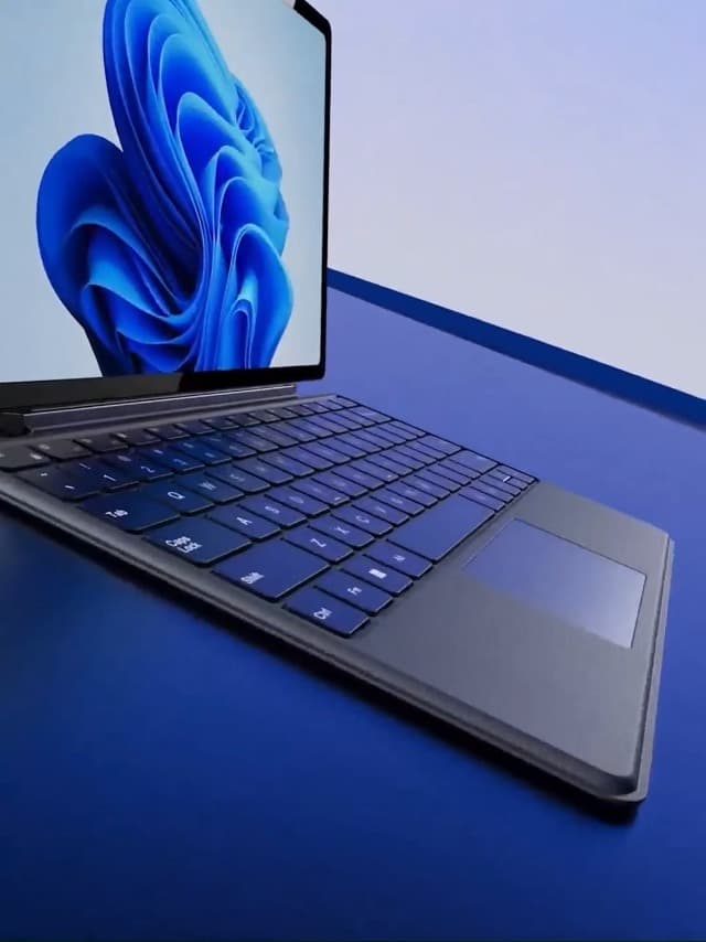 2-in-1 Laptop/Tablet (2025), Windows 11 PC with Magnetic Keyboard, 12” 2K FHD IPS Touchscreen Display, 4-core N95, 12GB DDR5 RAM 512GB SSD, 2 Stereo Speakers Computer for Home Business Students