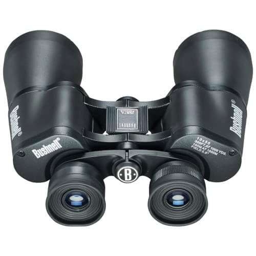 Bushnell Falcon 10x50 Wide-Angle Binoculars - Porro Prism, InstaFocus, BK7, Fold-Down Eyecups, Non-Slip Grip