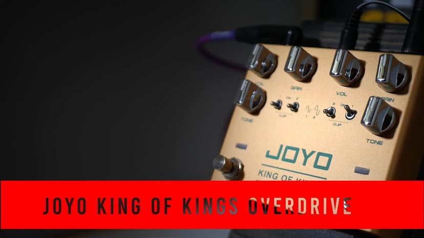JOYO Dual Crunch Pure Analog Circuit Overdrive Effect Pedal with Independent Clipping for Electric Guitar - True Bypass (King of Kings R-20)