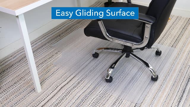 Tonaus Office Chair Mat for Carpet, 48"×36" Carpet Chair Mat for Low Pile Carpets, 2.2mm Transparent