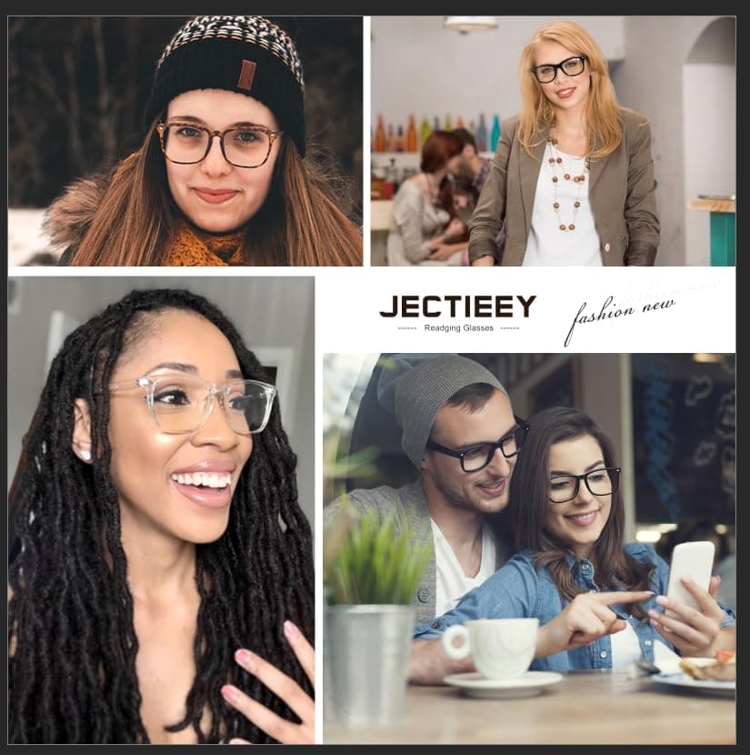 Reading Glasses for Women Men - Blue Light Blocking UV Filter Computer Readers,Anti Eyestrain Eyeglasses