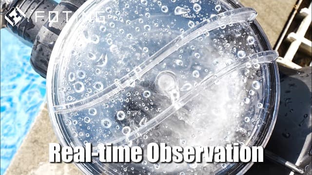 FOTING Sand Filter Pump for Above Ground Pool, Pool Sand Filter with Timer, 7-Way Multi-Port Valve, Pool Pumps Above Ground, 13in 1HP 3800GPH for 13000GAL Pool